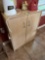 Wood cabinet with shelves, 12 x 24 x 31.5 inches, items on and in the cabinet are not included