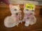 Pair of cats ceramic