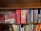 Shelf of DVD movies