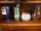 3 Candles, vase with potpourri