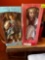 2 porcelain dolls in their box