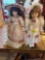 2 porcelain dolls