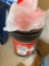 ice melt and traffic cones