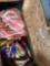 suitcase and blankets