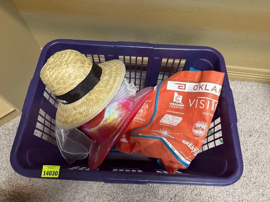 Laundry basket with hats