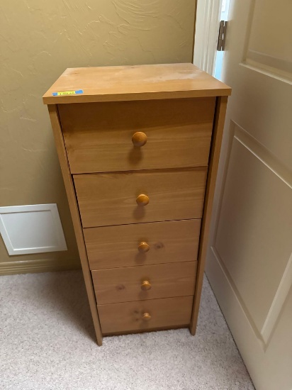 Chest of drawers, 16 x 16.5 x 39.5 inches