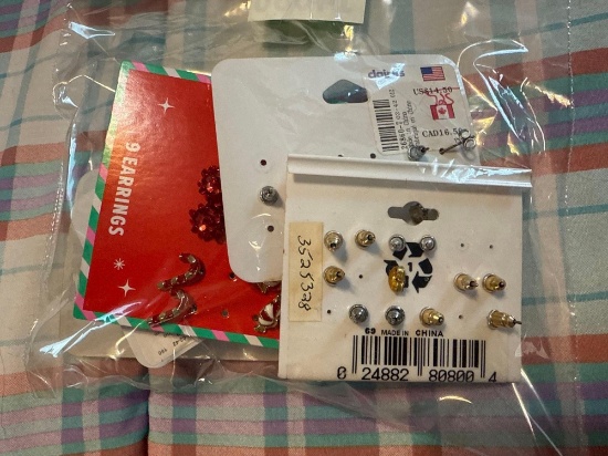 Claire's stud earrings