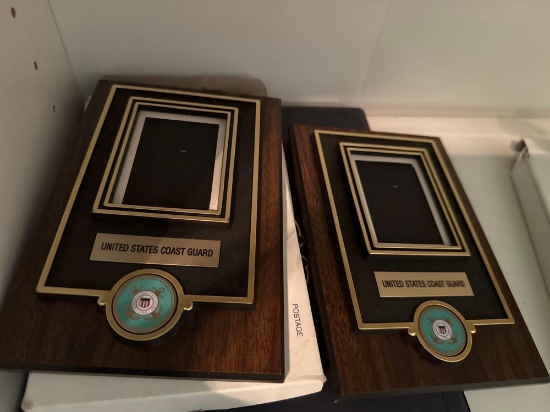 Two photo frames, United States Coast Guard