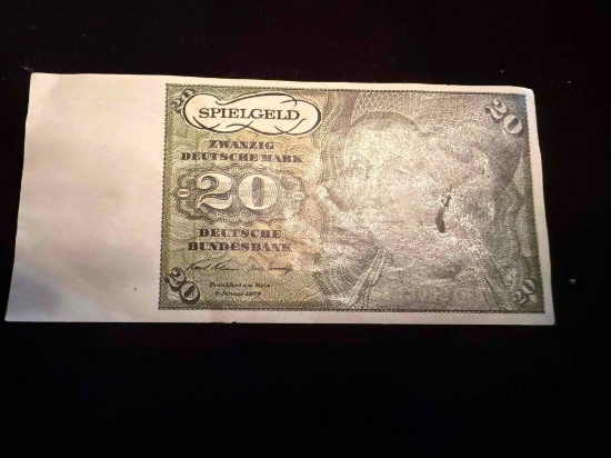 German 20 Deutsche Mark banknote