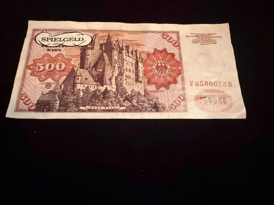 German 500 Deutsche Mark banknote