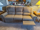 Couch with recliner on both side, one side appears not to recline, Bring Help to move