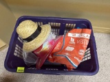 Laundry basket with hats
