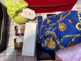 Make up bag with Estee Lauder make up