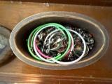 Shell container with multiple earrings