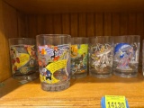 Glass Disney cups