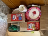 lunch bags, plastic cups and plates