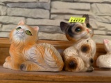 Pair of Cats ceramic