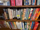 Shelf of VHS movies
