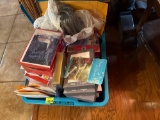 box filled with cards