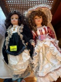 2 porcelain dolls