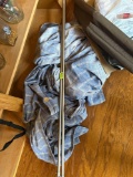 curtain rods and curtains