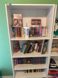 Bookshelf, 29.5 x 12. X 71 inches, items on shelf are not included, bring help to move