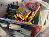 tissues, calculator, highlighters, batteries, crayons, pens