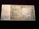 German 20 Deutsche Mark banknote