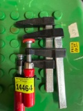 Two clamps