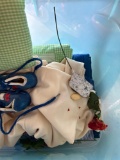 baby bedding, baby shoes and fox