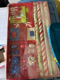 Christmas tree, tree topper, tree skirt, wrapping paper