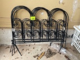 5 pieces of garden fence and light house wind chime