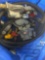 Gauges, manifold, shut offs and more in blue bag