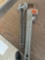 Pipe wrench and crescent wrench