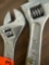 2 crescent wrenches
