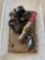 Castors and shut off valve