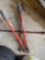 Bolt cutters and 4 way tire tool