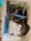 Saw blade, paint brush, sand paper clear bags ans more