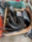 Rifle cartridges, filters, automotive belts, Hammer handle, and misc items