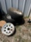 Old tire and wheels *BUYER IS RESPONSIBLE FOR LOADING*