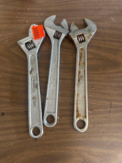 3 crescent wrenches