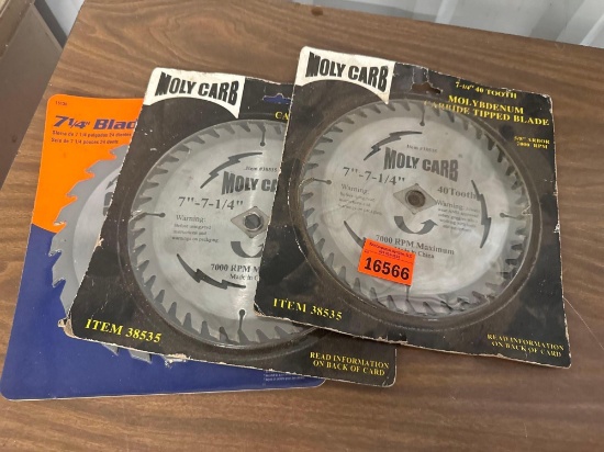 3 Molly carb saw blades new 3 times the money
