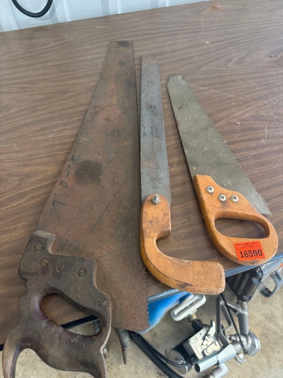 3 hand saws 3 times the money