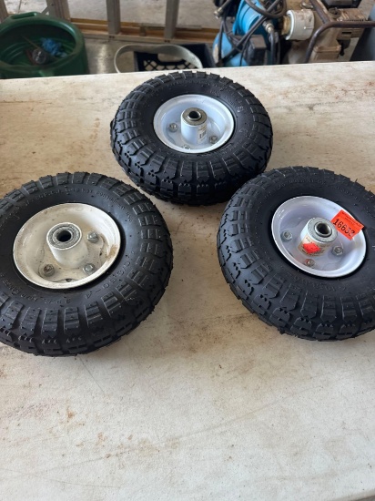 3 small tires and wheels 3 times the money
