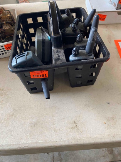 Motorola walkie talkies and watchman radio