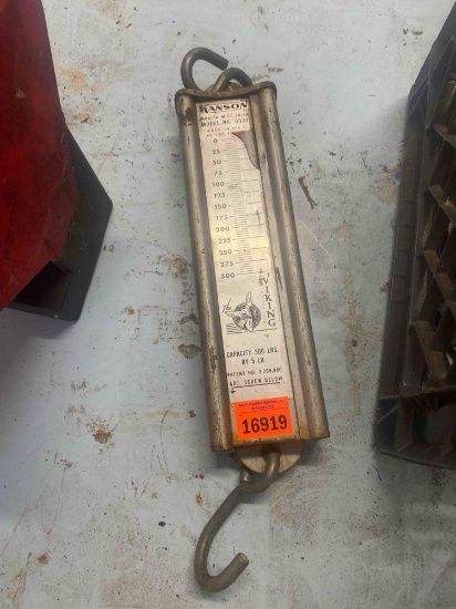 Vintage hanging scale