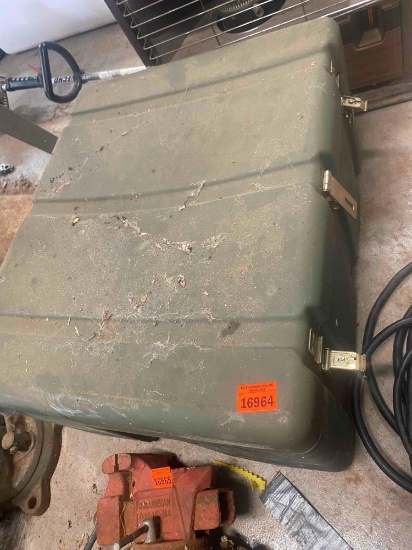 Military tote with misc