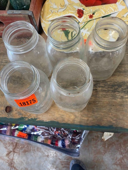 5 mason jars