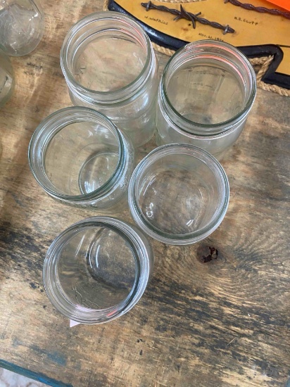 5 mason jars