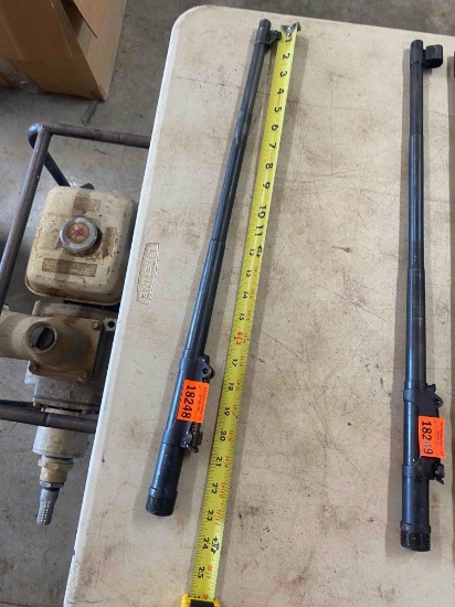 Gun barrel with no markings